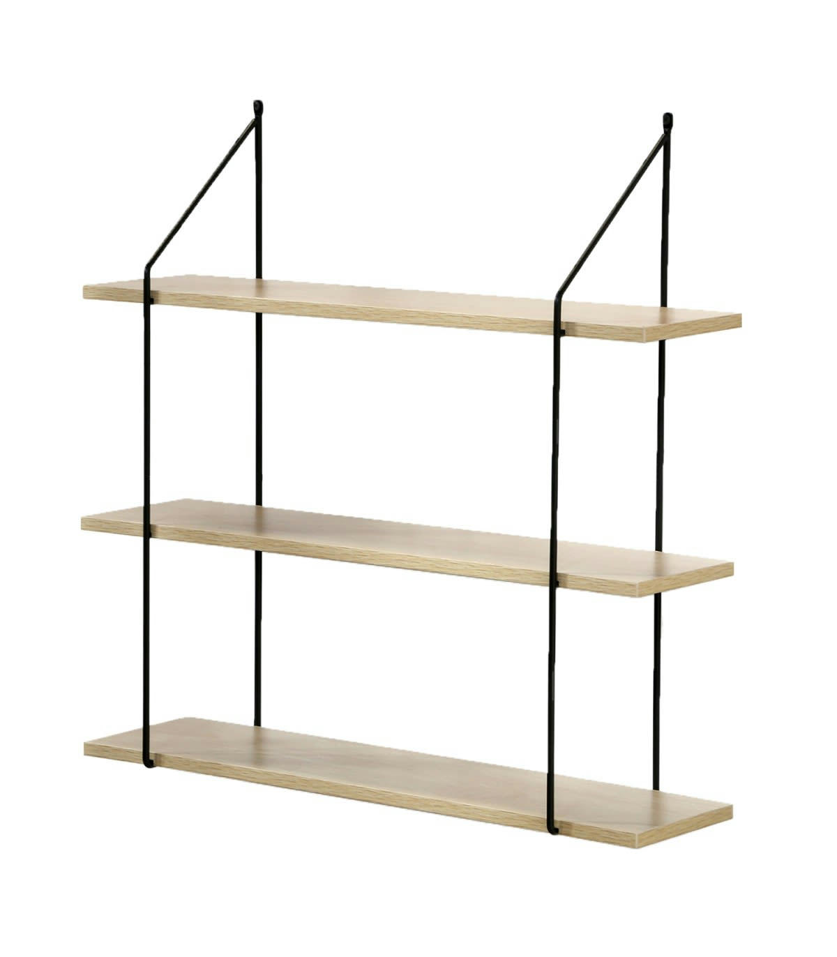- Étagère Murale 3 Niveaux décor Bois L60 cm
