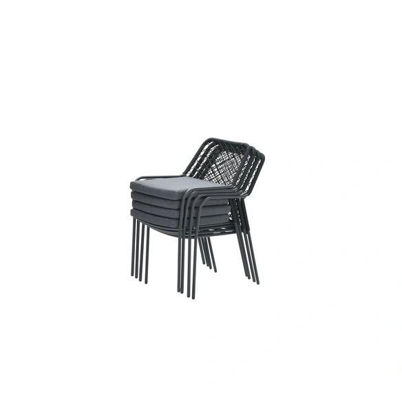 Gartenstuhl-Set, BxH: 107 x 58 cm, Aluminium