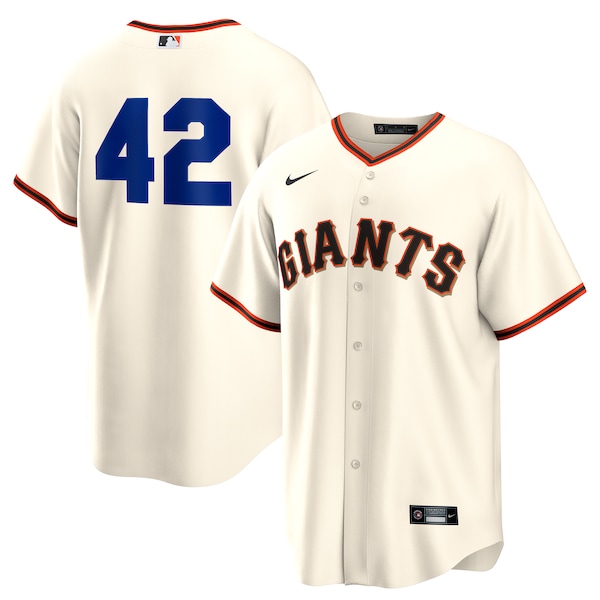 San Francisco Giants Nike Home  2025 Jackie Robinson Day Replica Jersey - Cream