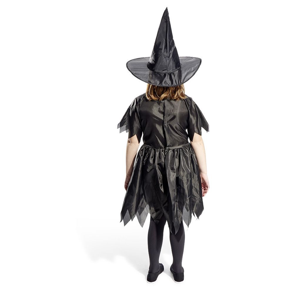 Déguisement enfant Halloween sorcière robe chapeau 4/6ans