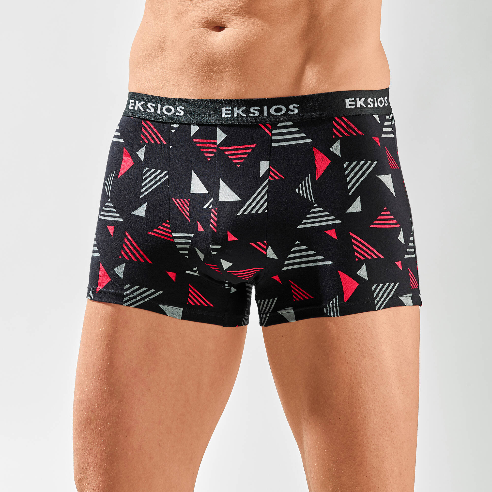 Boxer imprimé géométrique - lot de 4