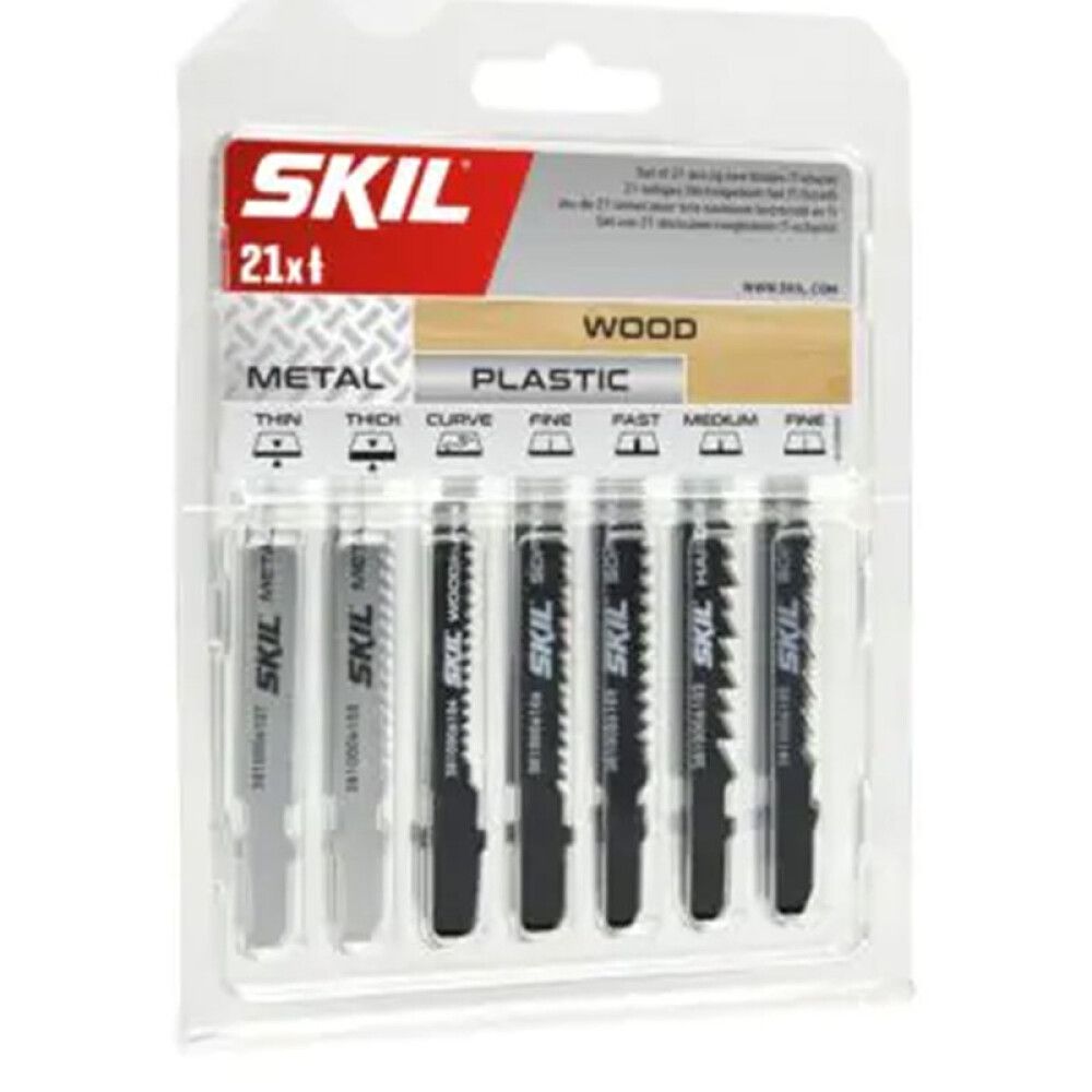 STIKKSAGBLAD SKIL T-FESTE 21PK