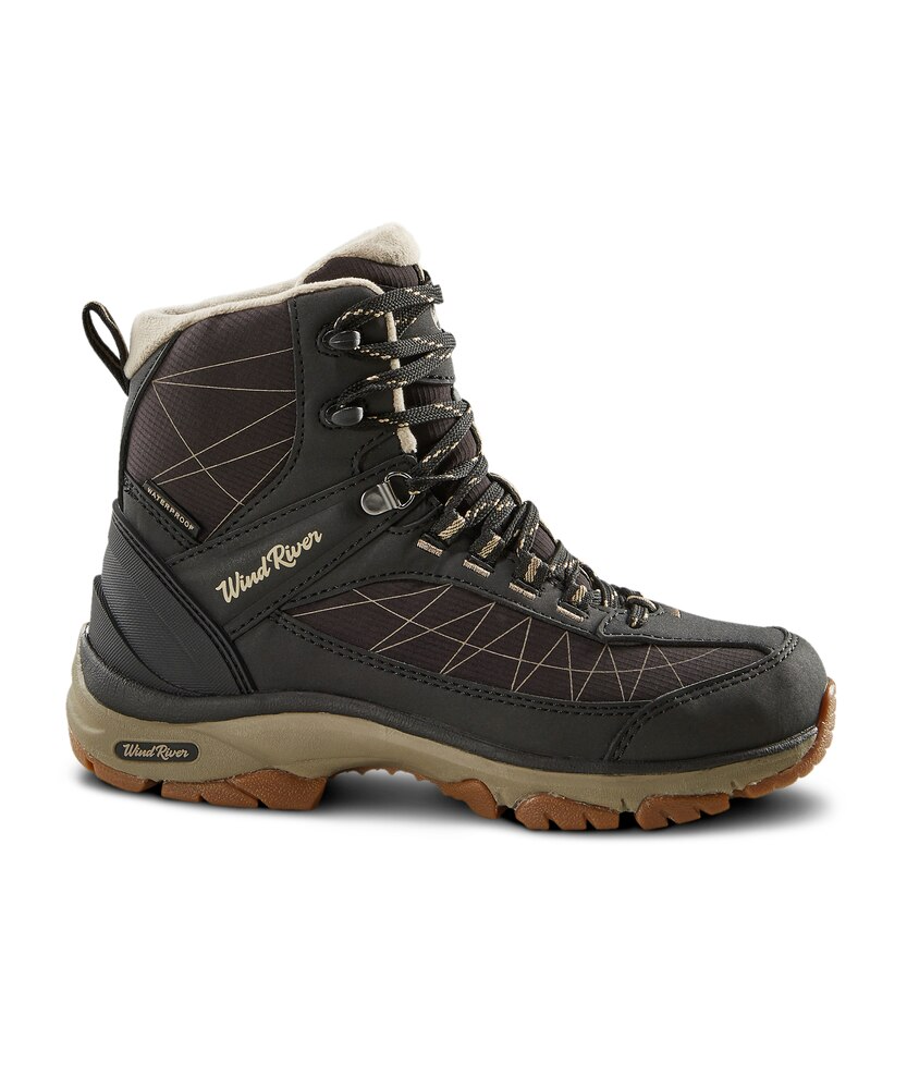 WindRiver Women's Valerie II Waterproof Hyper Dri 3 Hiking Boots - Black