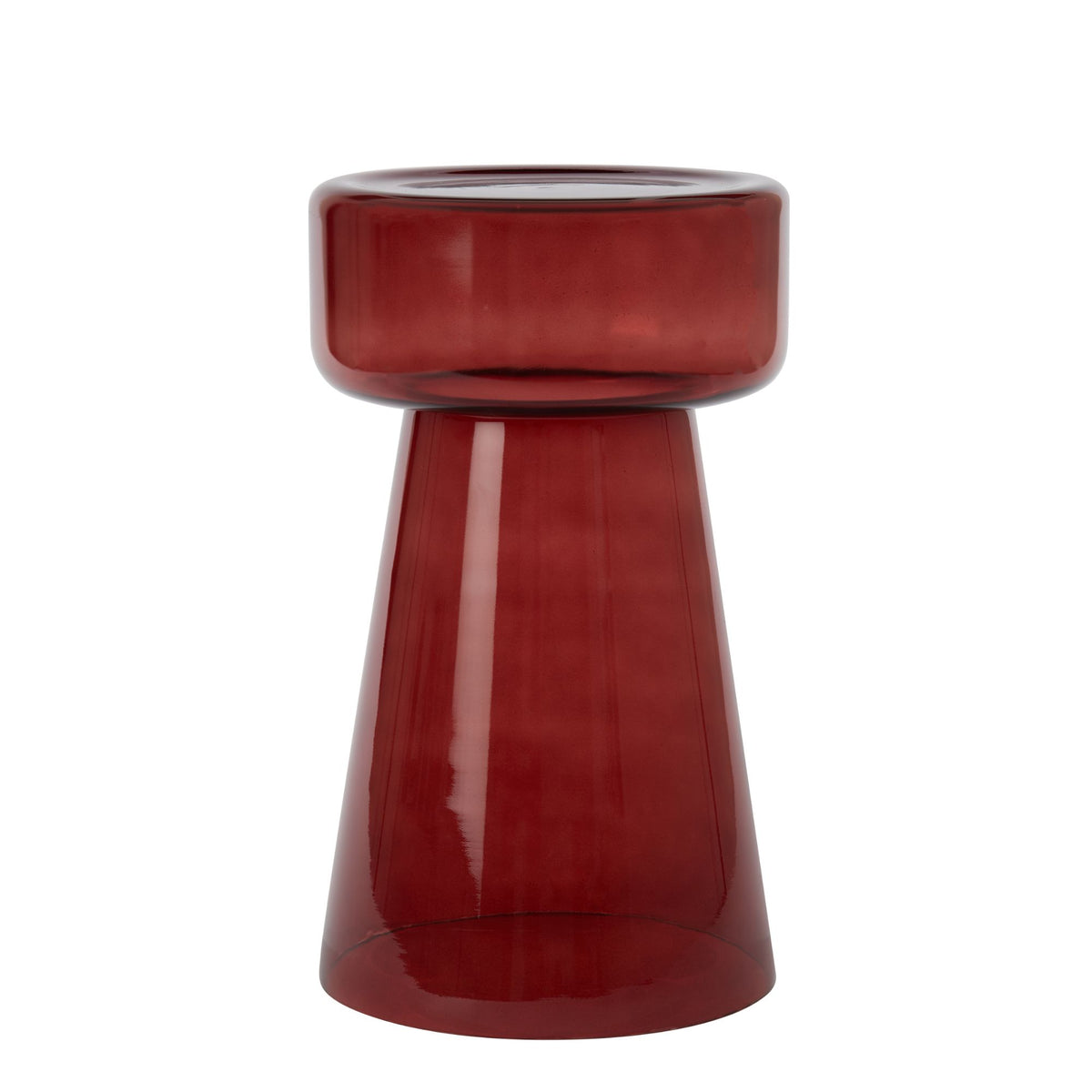 Light & Living bijzettafel Dakwa - rood - Ø30cm