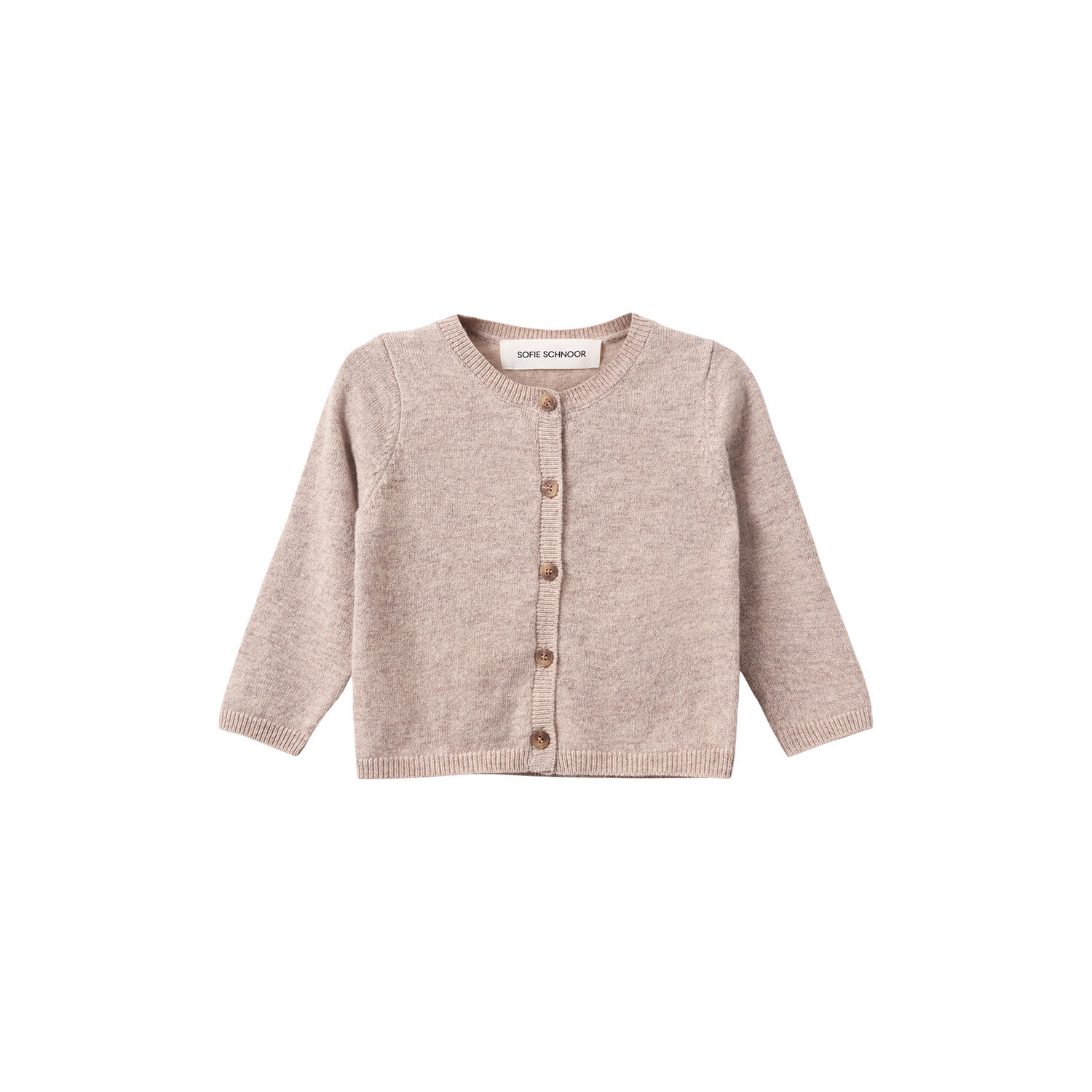 CisseSB Cardigan, brown melange