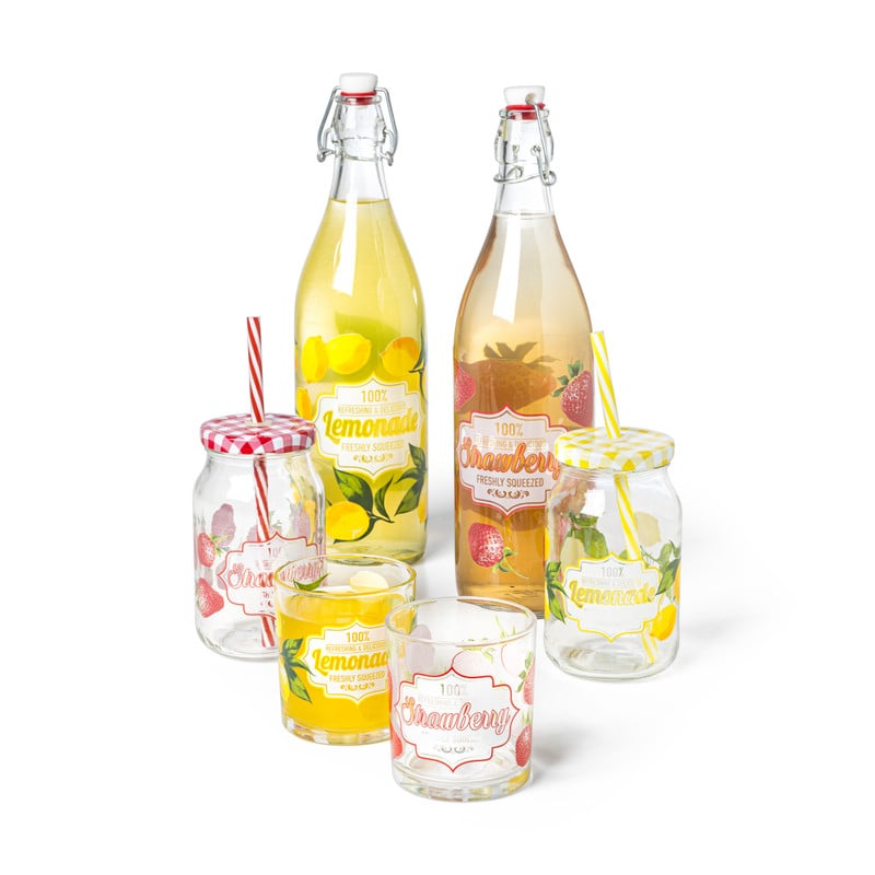 Sapglas aardbei - 220 ml