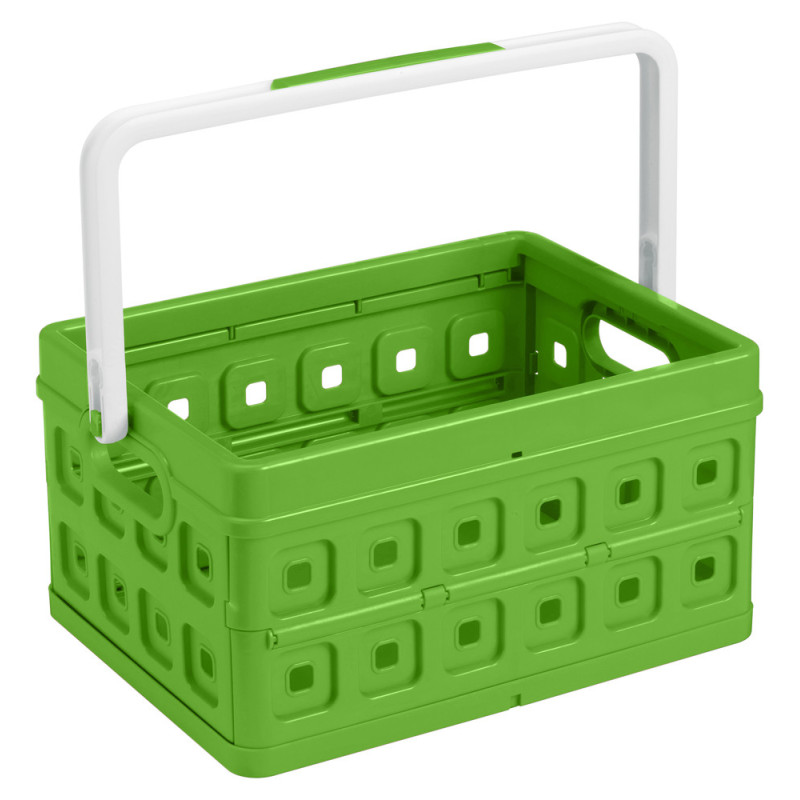 Box de rangement pliant Square vert 24 L SUNWARE