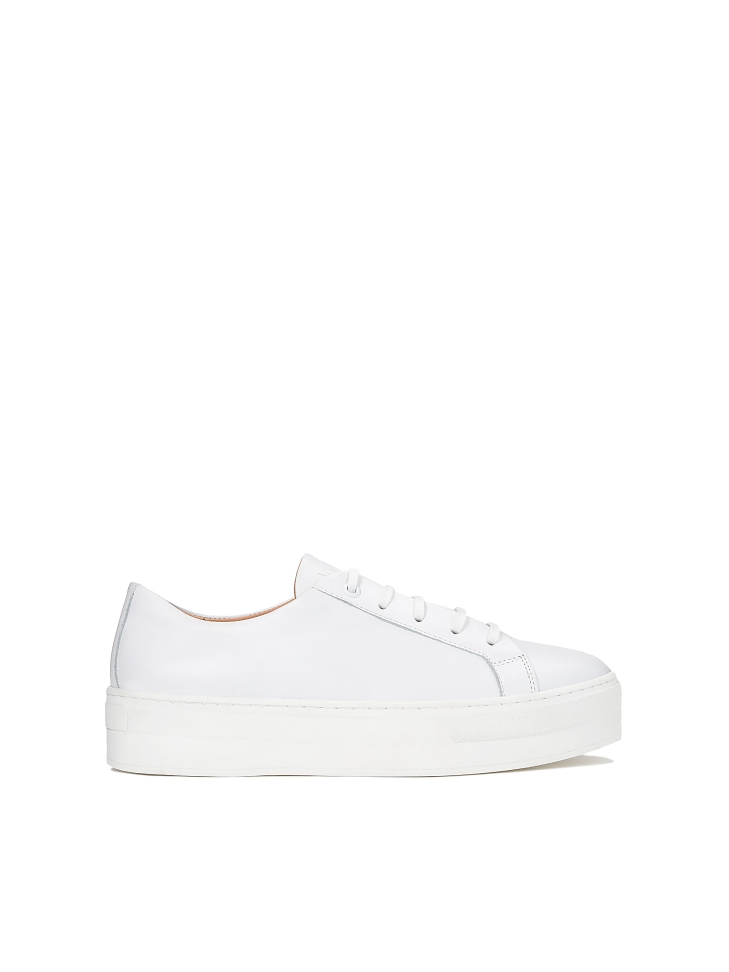 Ladies' white sneakers