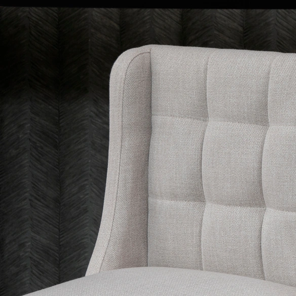 Barhocker, 2er-Set, mit Rückenlehne, grau