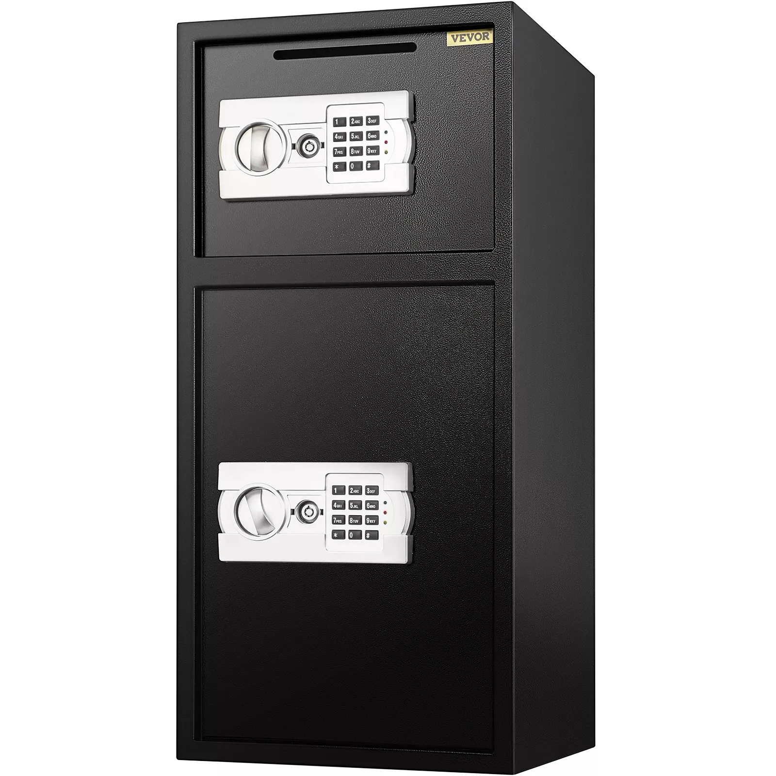 Sejf na szyfr elektroniczny kasetka kasa pancerna domowy  klucz 74 L
