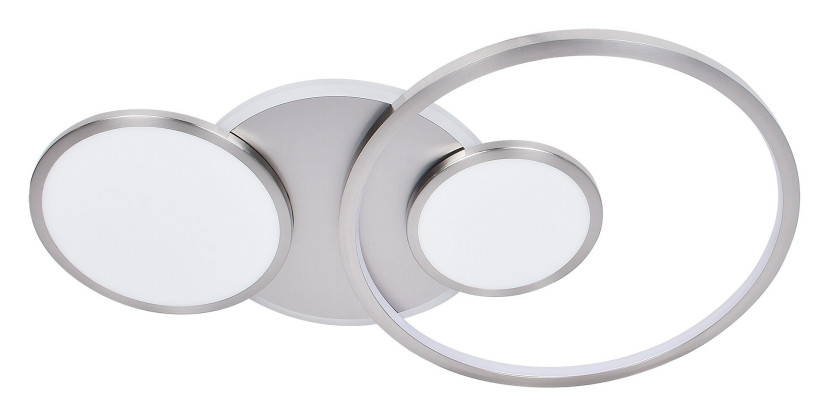 Lampa sufitowa Fulvia chrom satynowany-biała LED 1x50W 3000K 3200lm Rabalux