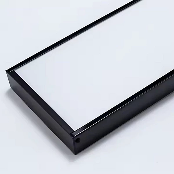 Kit en Saillie NOIR pour Panneau LED 120x30 Slim - SILAMP