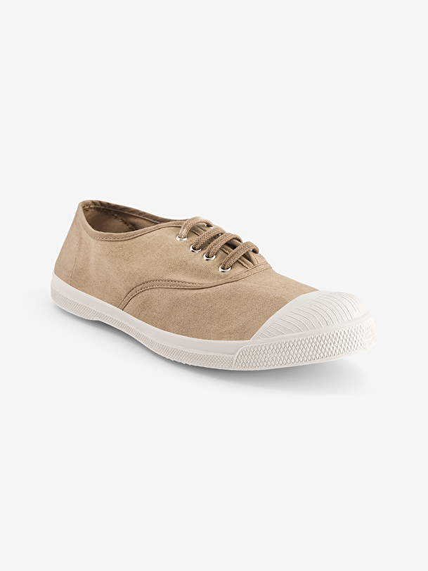 Tennis lacets homme coquille