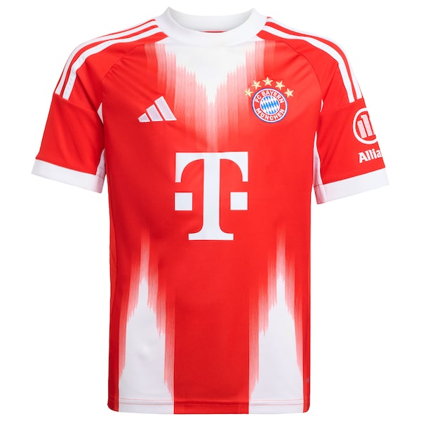 Bayern Munich adidas Youth 2025/26 Home Replica Jersey - Red