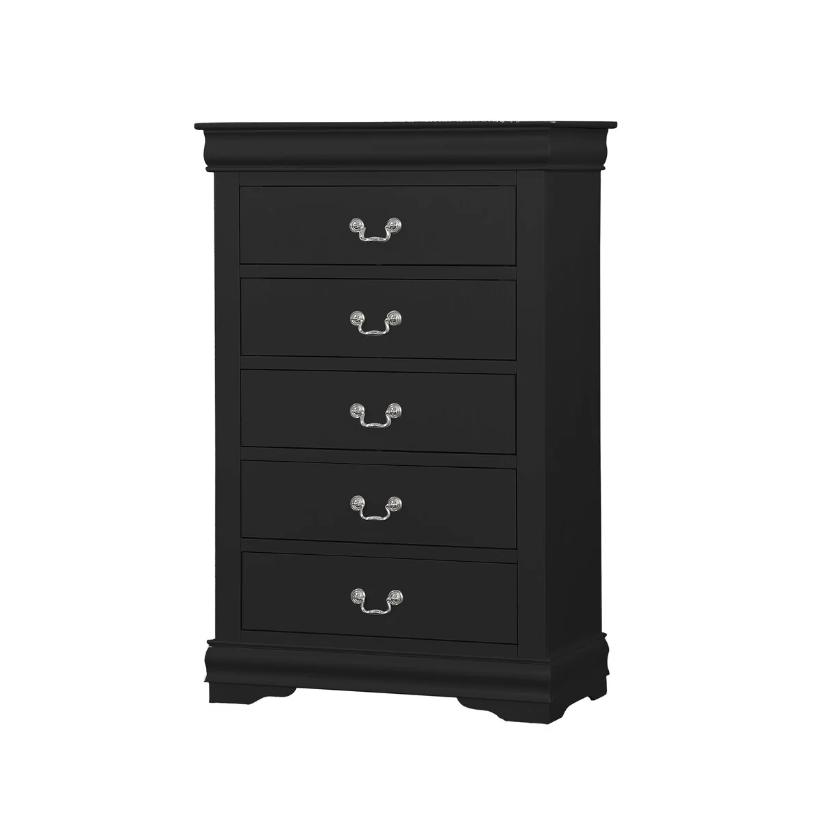 Louis Philippe Chest in Black