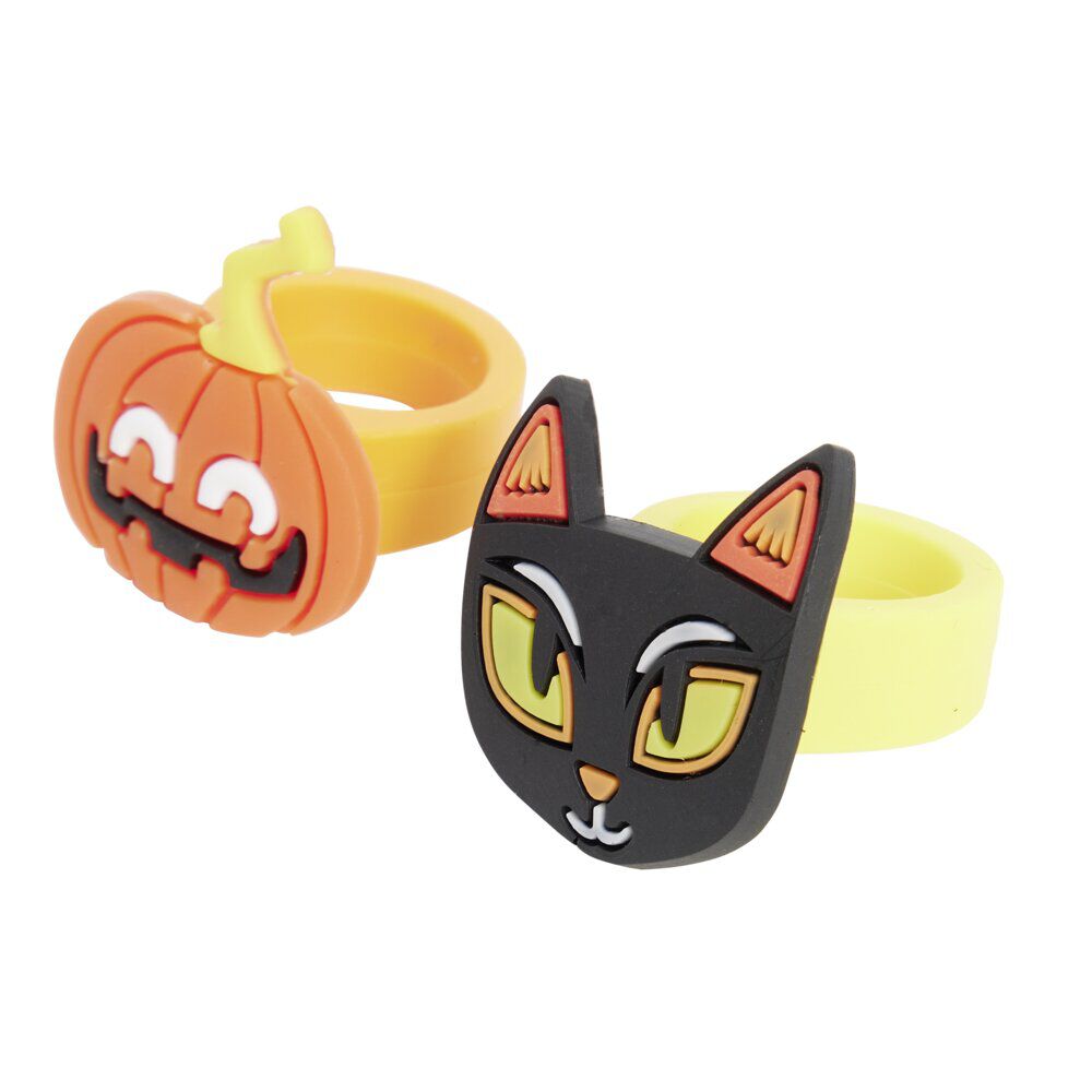 Bague Halloween plastique x2 (2 modèles)