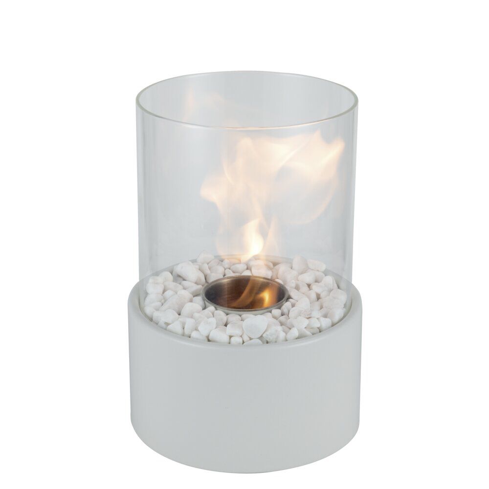Cheminée de table à l'éthanol et bioéthanol Ø18xH26,5cm