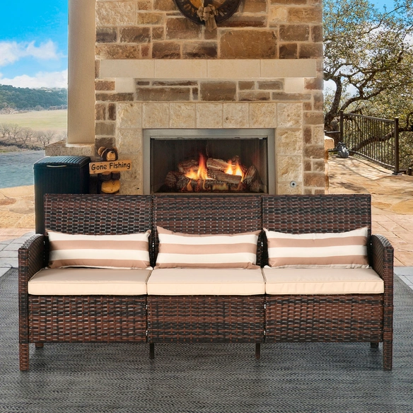 Gartensofa, 3-Sitzer, BxHxT: 173 x 78 x 68 cm