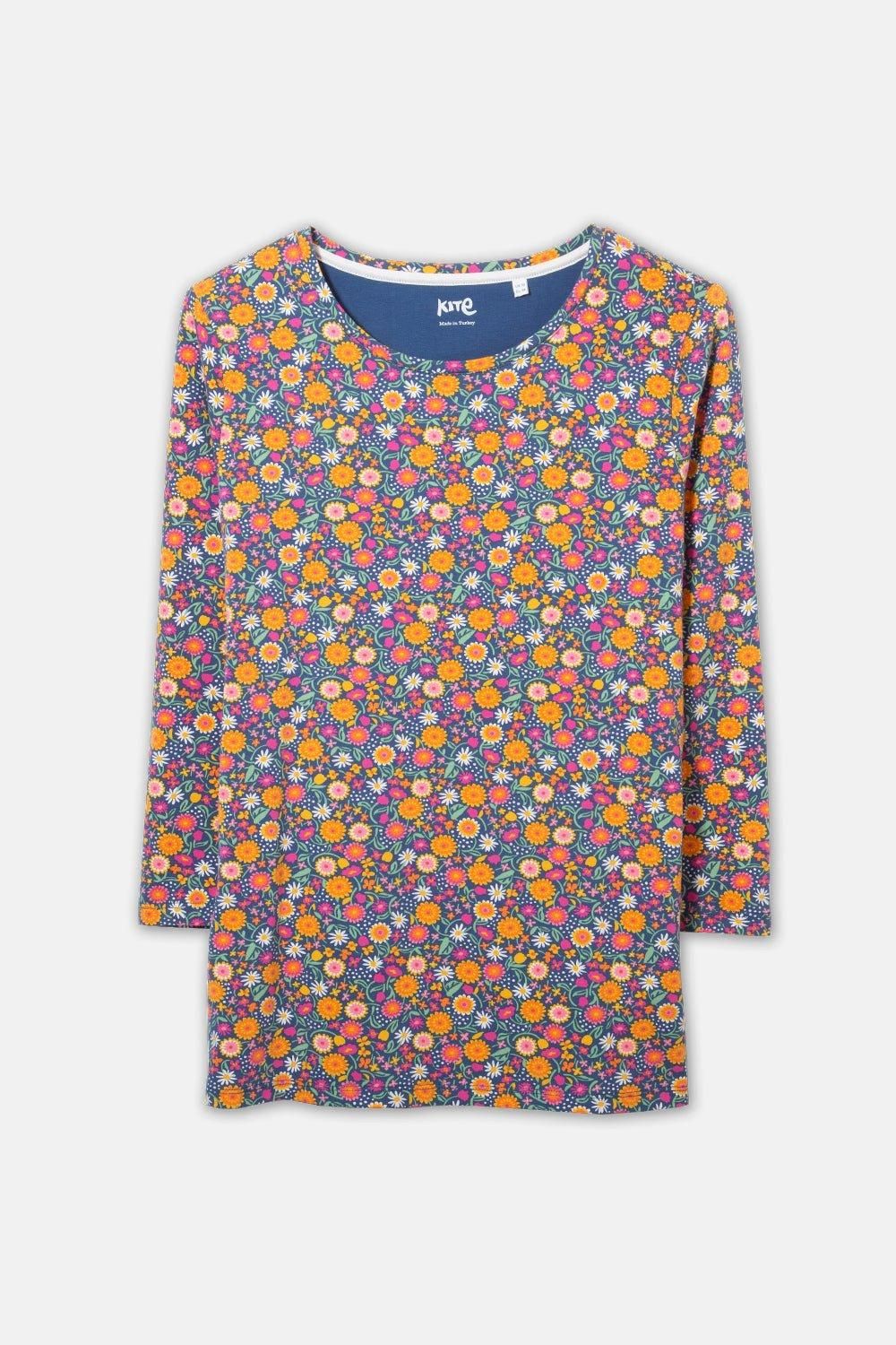 Kite Tarrant 3/4 Sleeve Jersey Top Love Ditsy