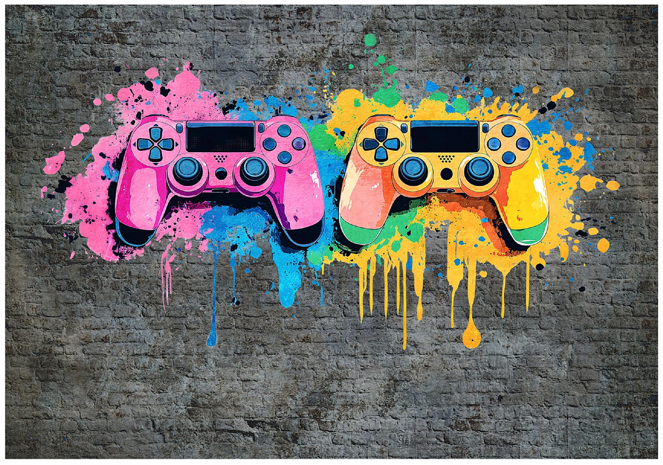 Fototapeta Dla Chłopca Pad Gaming Graffiti Dzieci Tapeta Flizelina 250X175