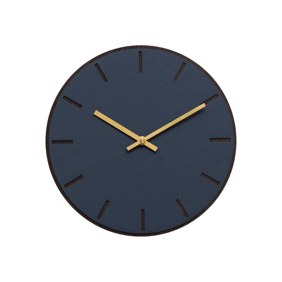 - Horloge murale en linoléum bleu D28cm