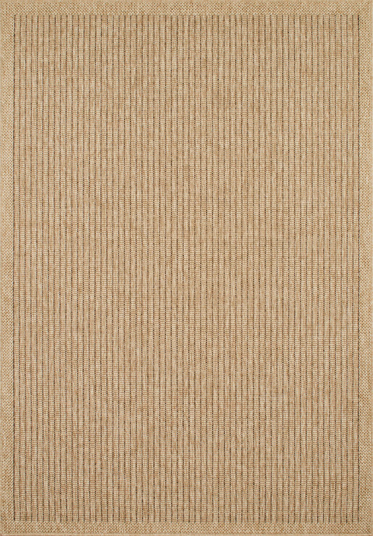 NATURE - Tapis intérieur et extérieur effet jute marron 120x170