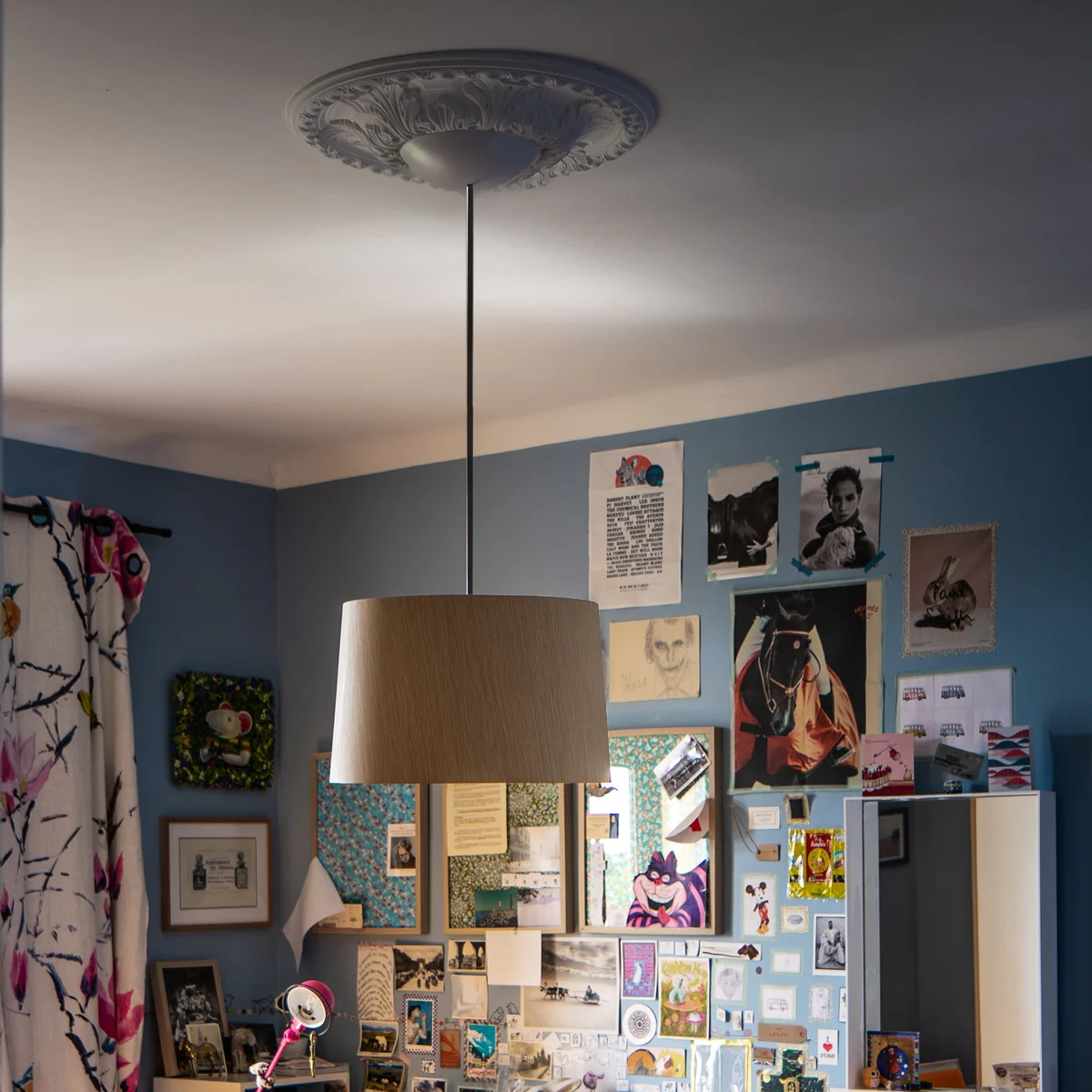 Foscarini - Twiggy Wood LED Pendelleuchte, greige