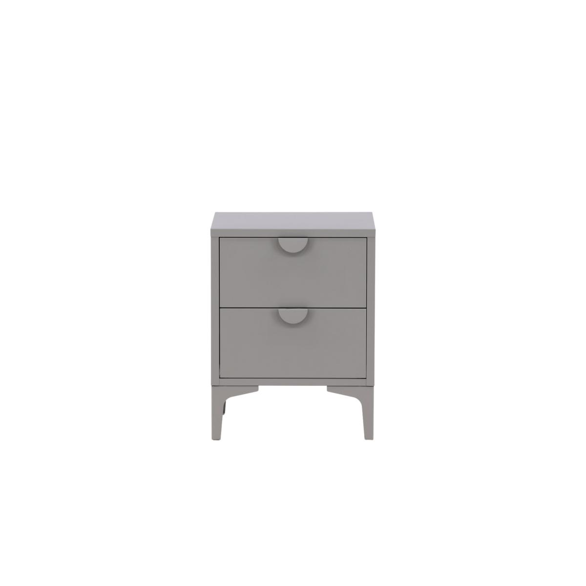 Svea - Salvo nachtkastje - 2 laden - grijs