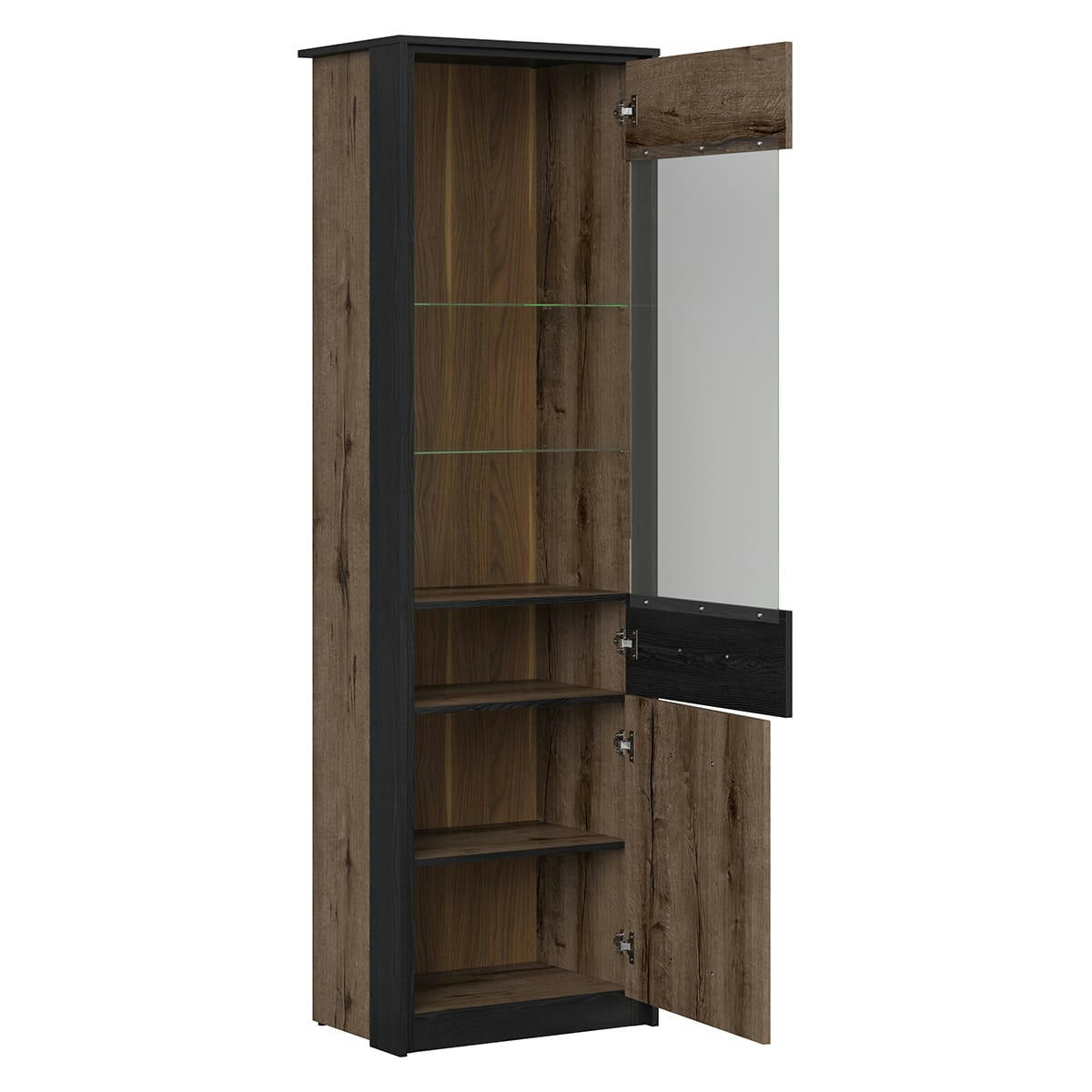 - Vitrine 2 portes naturel