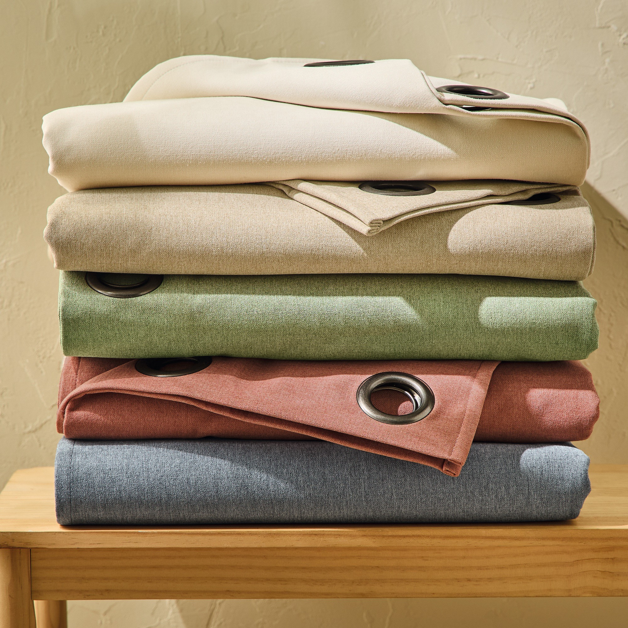 Rideau occultantÉco baie toucher flanelle