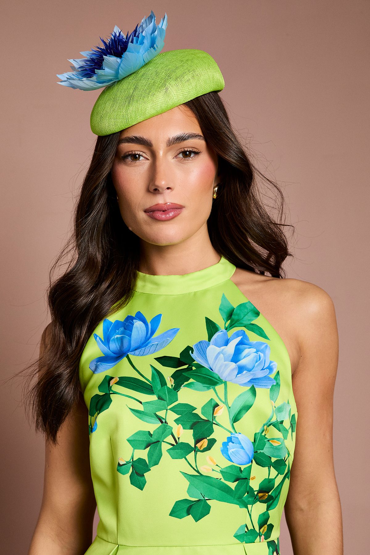 Coast Lisa Tan Origami Flower Pill Box Fascinator