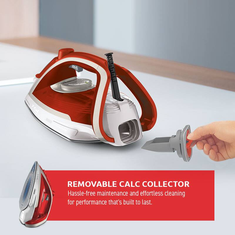 T-fal 1800W UltraGlide Plus Calc-Collector Steam Iron