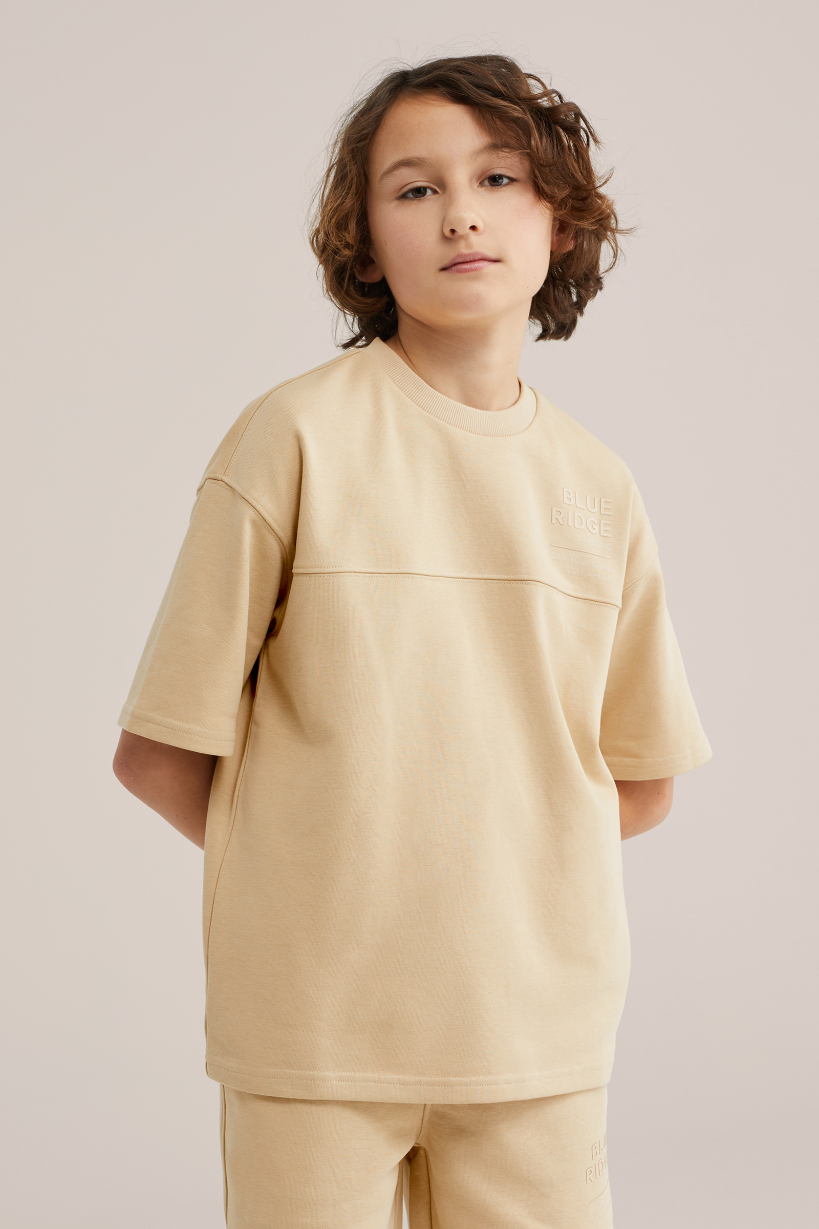 Jongens sweat T-shirt met print