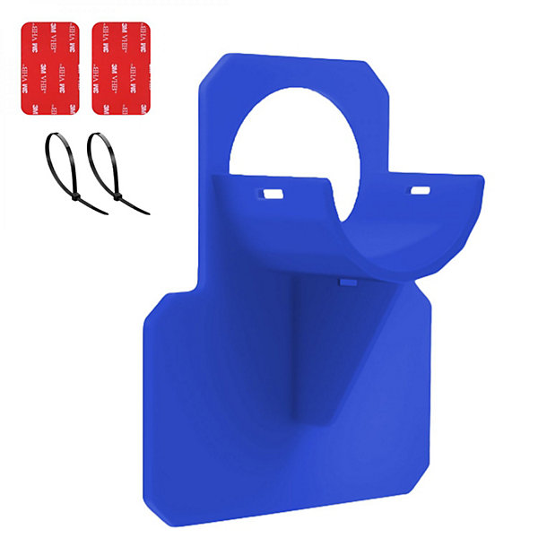 Lot de 2 supports 38 mm pour tuyau de piscine - Bleu - Linxor