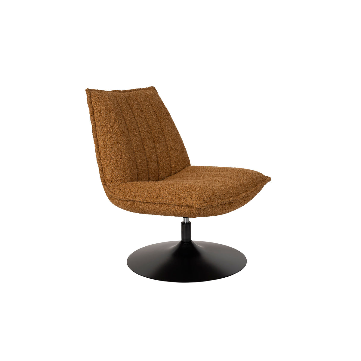 Housecraft Living Jax Fauteuil Oker Bouclé - Bruin