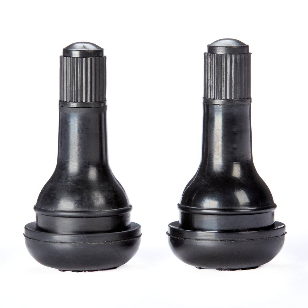 Certified TR415 Rubber & Copper Tubeless Tire Valves, 2-pcs