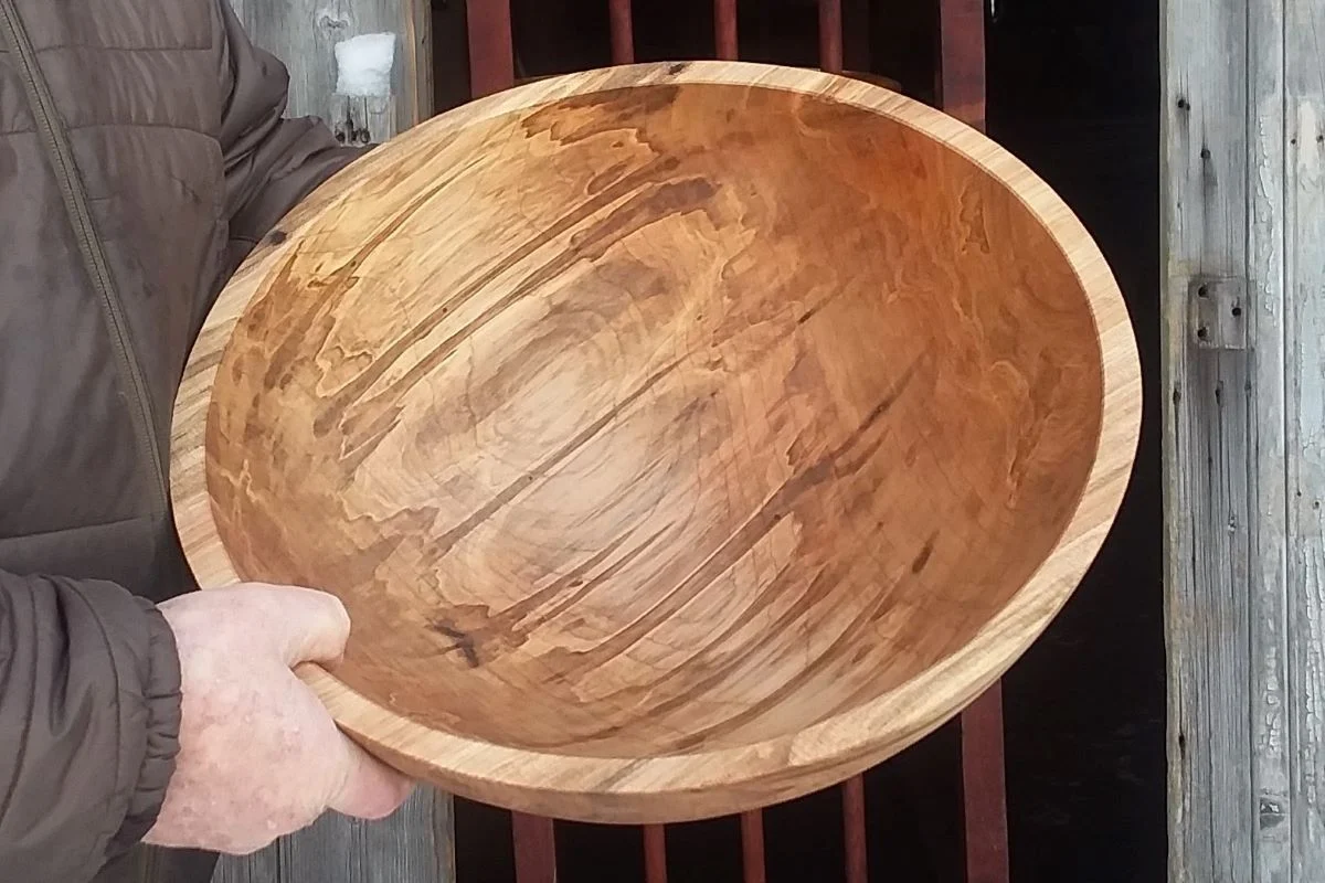 Beyond Big Natural Maple Wood Bowl