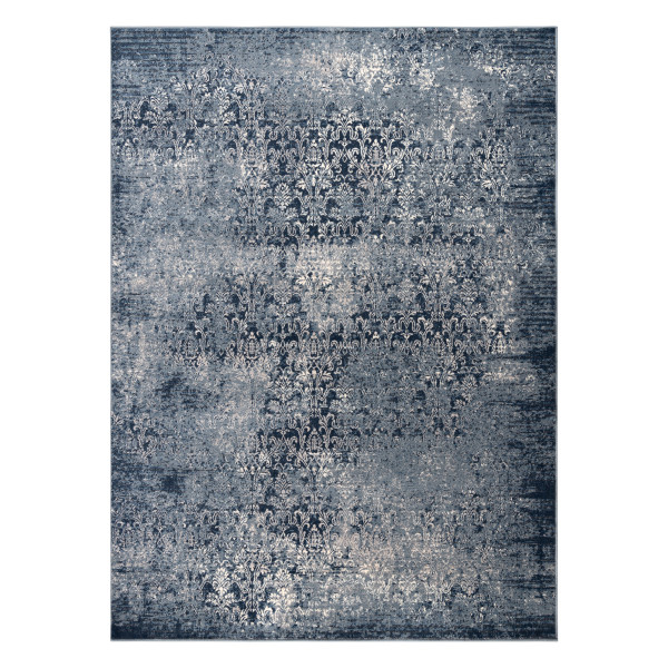 Dywan wełniany NAIN Ornament vintage 7010/51644 granat / beż 80x150 cm
