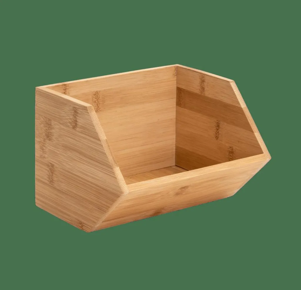 Boîtes Métalliques|Boîtes De Conservation^CASA BAMBOO Organisateur Empilable Naturel