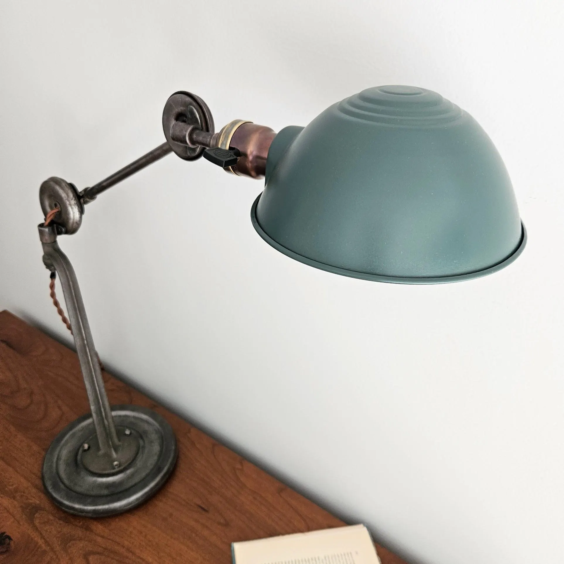 Vintage Edon Industrial Desk Lamp. Industrial Lighting