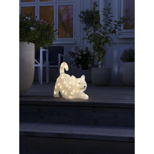LED Figur, Kunststoff, BxHxL: 14 x 28 x 35 cm, inkl. Leuchtmittel
