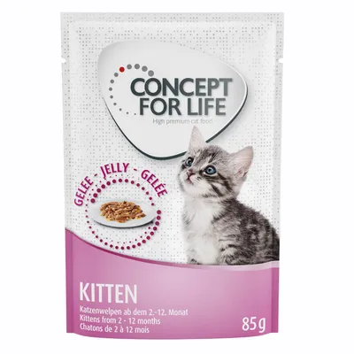 Concept for Life Kitten with Chicken - in Jelly