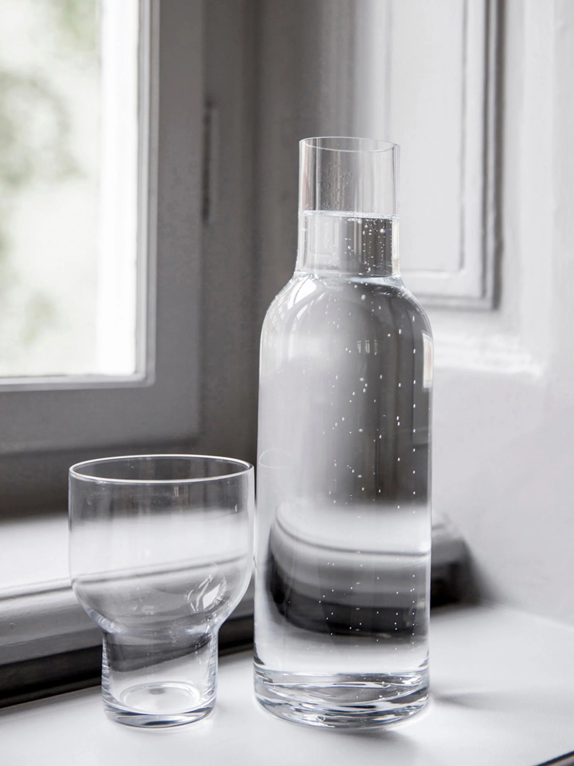 Glaskaraffe Deluxe mit Deckel, 1 L