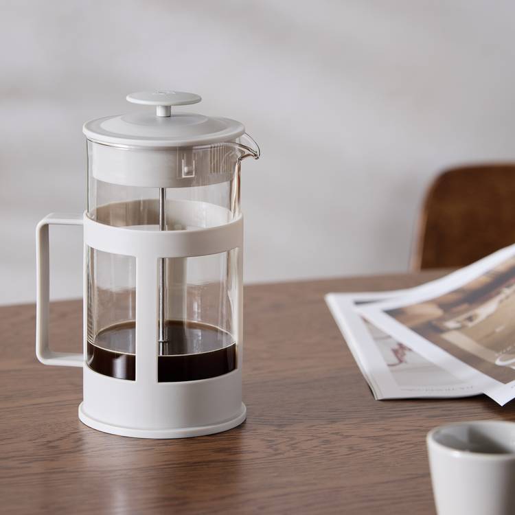 Habitat 8 Cup Plastic 1000ml Cafetiere - Grey