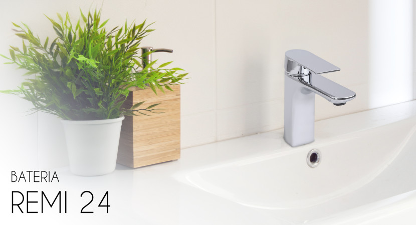 Bateria umywalkowa REMI24 YOKA chrom łazienkowa
