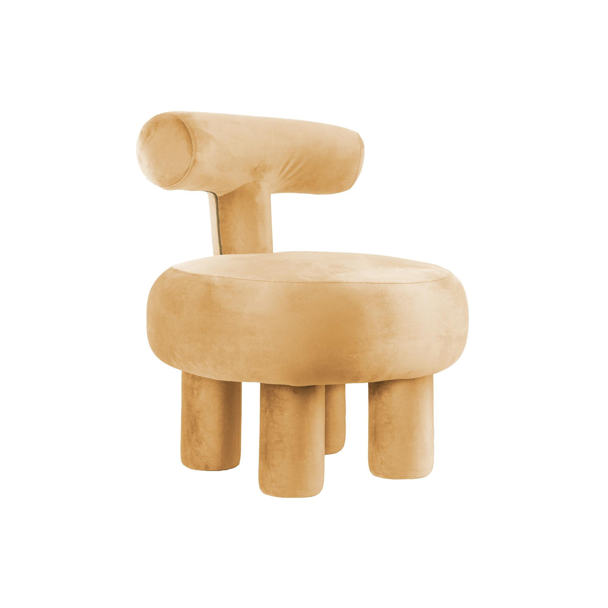 Leitmotiv stoel Abrazo - bruin - 58x58x67cm