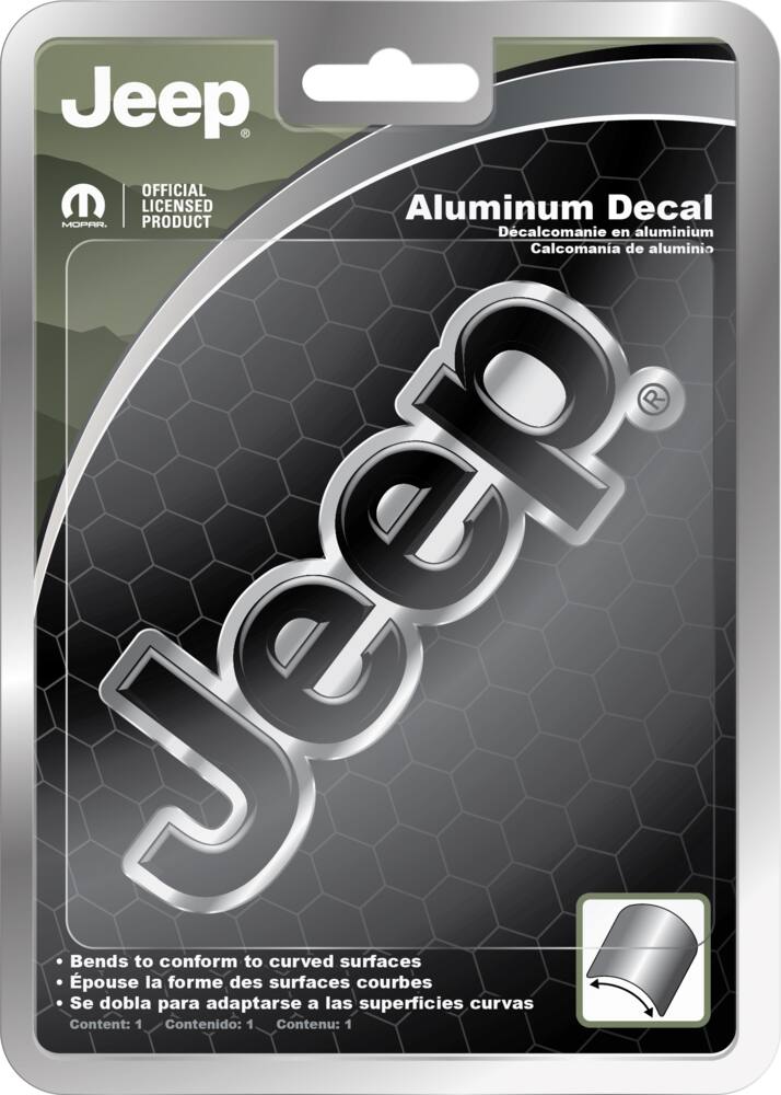 Jeep Aluminum Car Decal