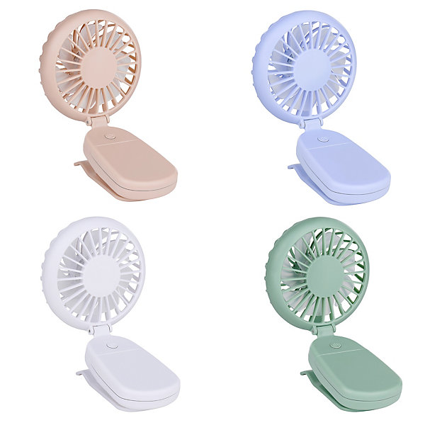 Mini ventilateur portable et pliable à pince