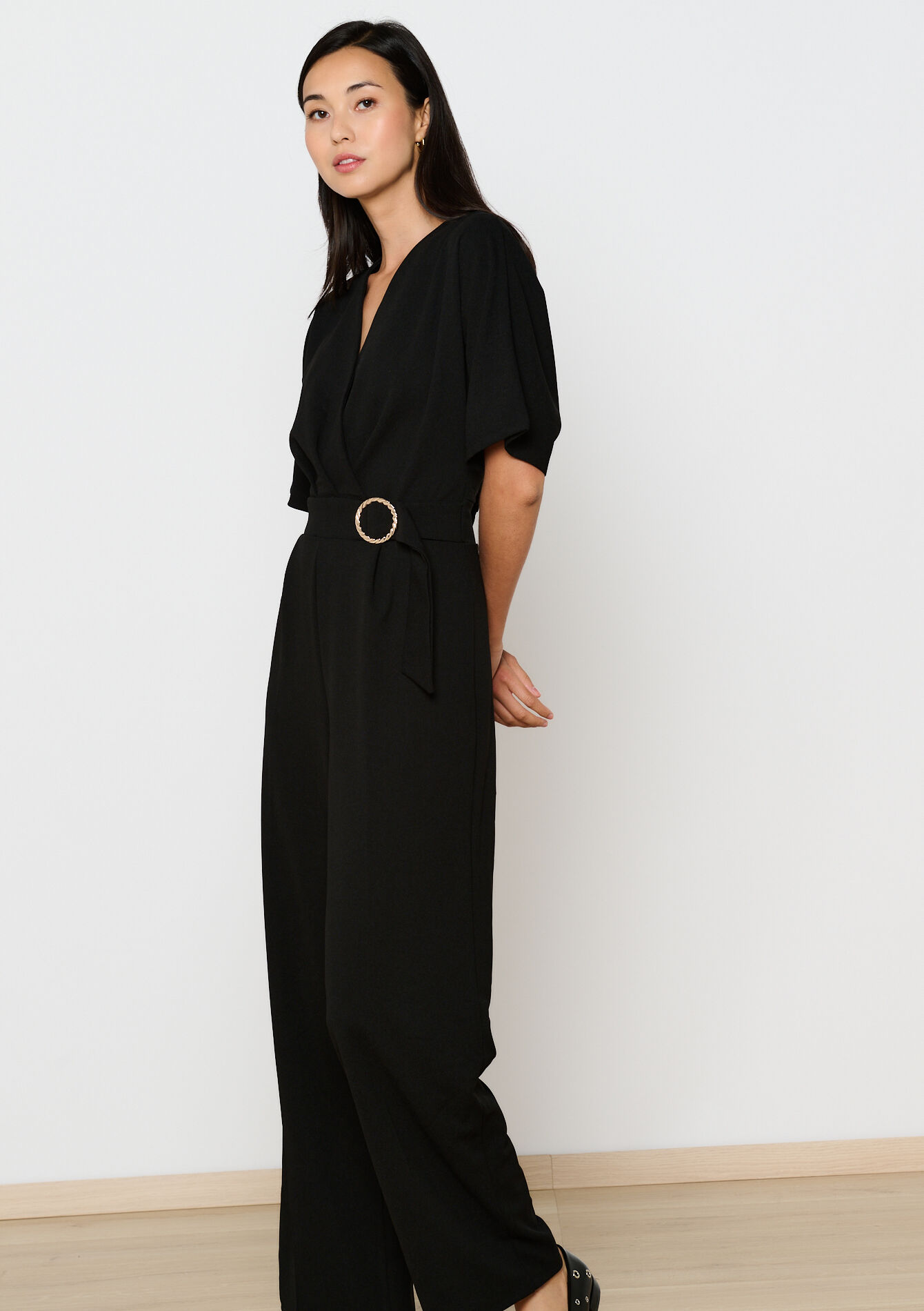 Jumpsuit met grote gesp