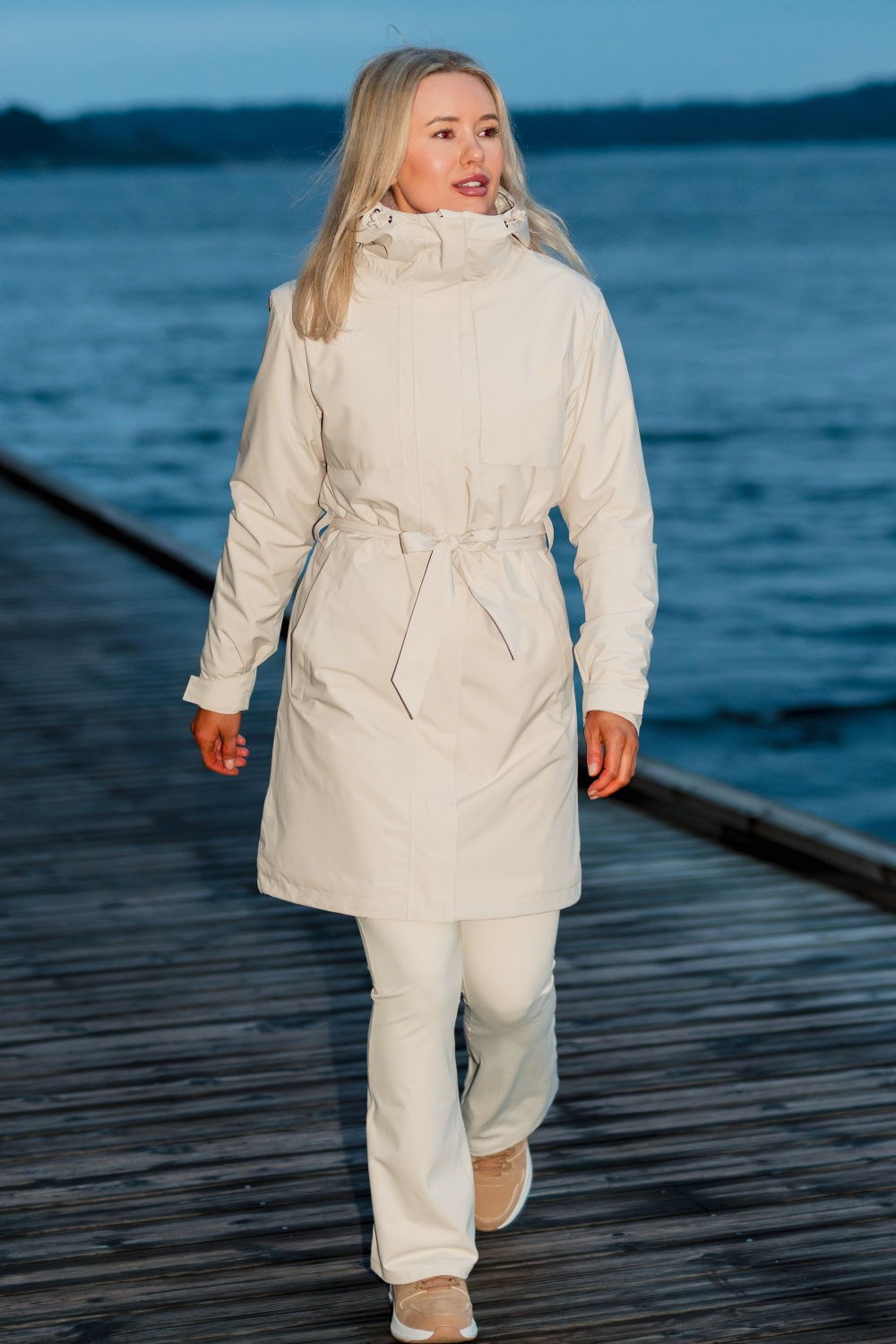 Fredrikstad vanntett trenchcoat